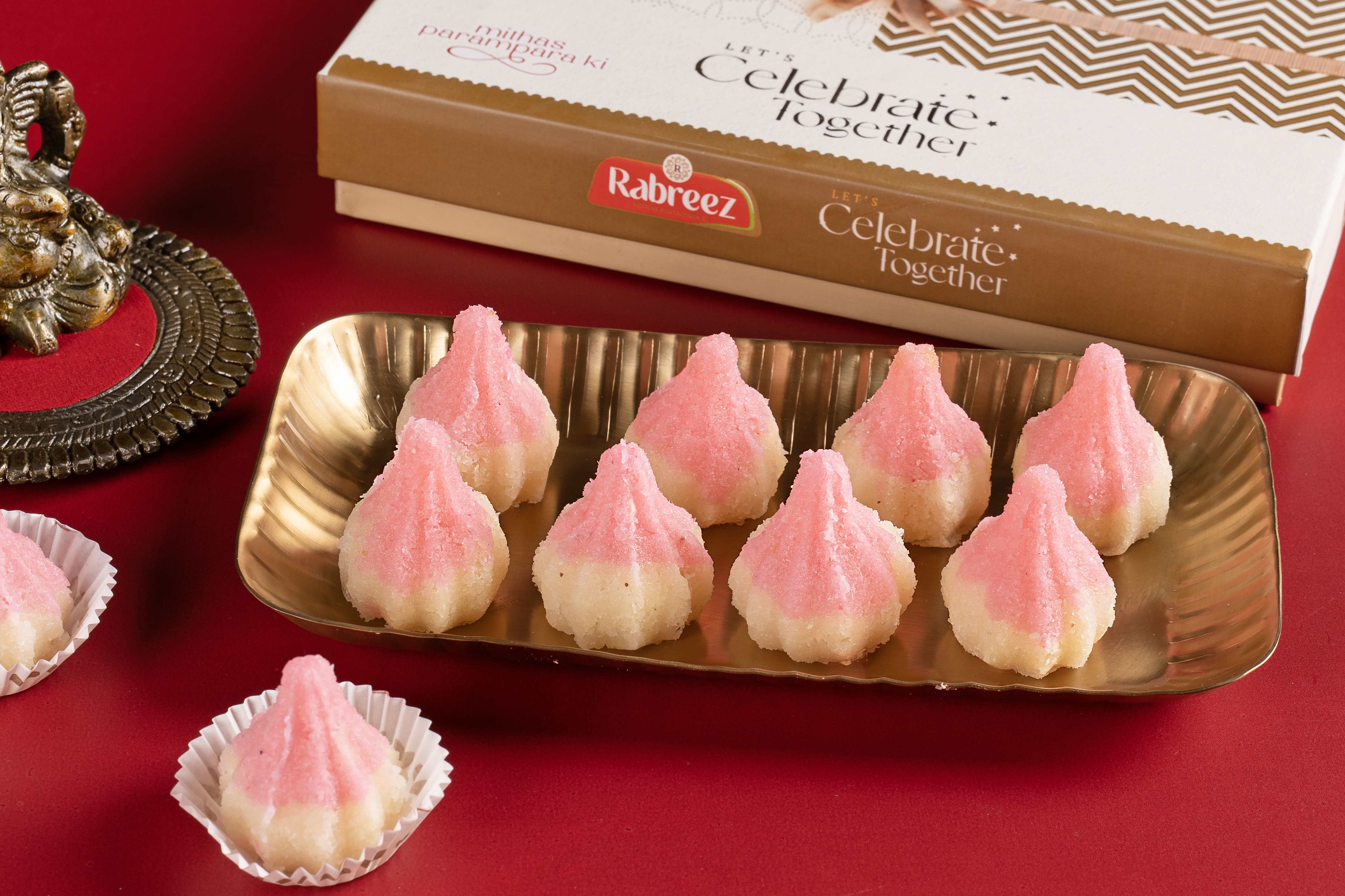 Strawberry Coconut Modak